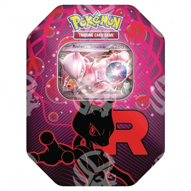 Mewtwo ex - Tin da Collezione Team Rocket