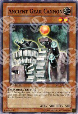 Cannone-Ingranaggio Antico - Structure Deck: Machine Re-Volt (Common) [SD10-016]