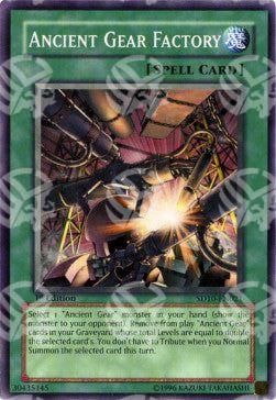 Fabbrica-Ingranaggio Antico - Structure Deck: Machine Re-Volt (Common) [SD10-021]