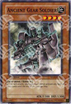 Soldato-Ingranaggio Antico - Structure Deck: Machine Re-Volt (Common) [SD10-014]