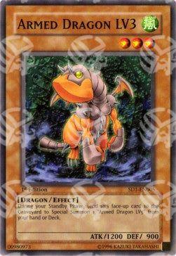 Drago Armato LV3 - Structure Deck: Dragon's Roar (Common) [SD1-005]