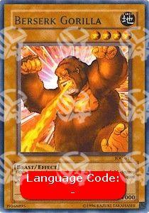 Gorilla Berserk - Invasion of Chaos (Rare) [IOC-013]