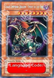 Drago Imperatore del Chaos - Emissario della Fine - Invasion of Chaos (Secret Rare) [IOC-000]