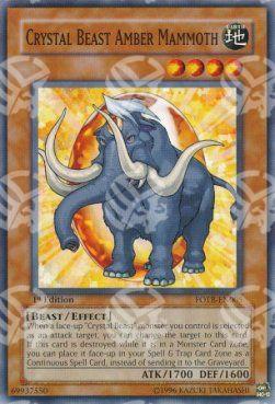 Bestia Cristallo Mammut Ambra - Force of the Breaker (Common) [FOTB-005]