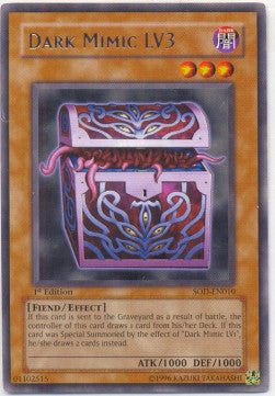 Mimic Oscuro LV3 - Soul of the Duelist (Rare) [SOD-010]