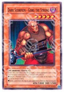 Dark Scorpion - Gorg il Forte - Dark Revelation 1 (Common) [DR1-222]