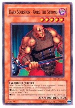 Dark Scorpion - Gorg il Forte - Dark Revelation 1 (Common) [DR1-222]