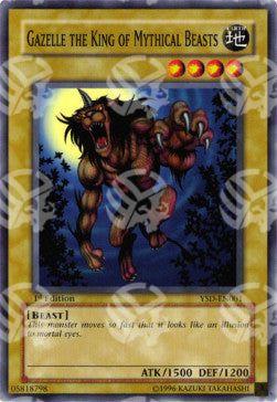 Gazelle, Re delle Bestie Mitiche - Starter Deck: GX 2006 (Common) [YSD-001]