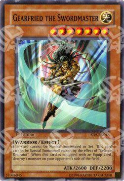 Spadaccino Sacro - Gearfried il Cavaliere di Ferro - Structure Deck: Warrior's Triumph (Common) [SD5-016]