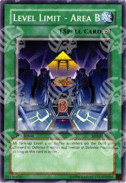 Livello Limite - Area B - Structure Deck: Blaze of Destruction (Common) [SD3-024]