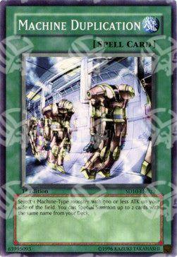 Duplicazione di Macchine - Structure Deck: Machine Re-Volt (Common) [SD10-029]