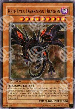 Drago Oscuro Occhi Rossi - Structure Deck: Dragon's Roar (Ultra Rare) [SD1-001]