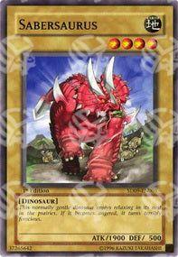 Sciabolasaurus - Structure Deck: Dinosaur's Rage (Common) [SD09-003]