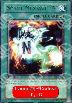 Messaggio dello Spirito "N" - Labyrinth of Nightmare (Rare) [LON-090]