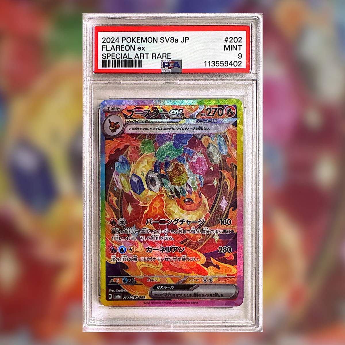 Flareon EX SV8A-202 (PSA9)