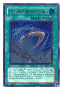 Boomerang Ciclone - Shadow of Infinity (Ultimate Rare) [SOI-042]