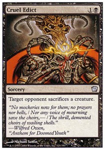 Editto Crudele - Nona Edizione (Uncommon) [9ED-121]