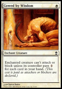 Intimidito dalla Saggezza - Liberatori di Kamigawa (Common) [SOK-5]