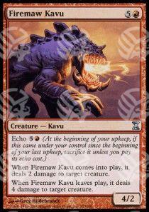 Kavu Fauce Infuocata - Spirale Temporale (Uncommon) [TSP-153]