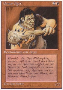 Ogre Grigio - Foreign White Bordered (Common)