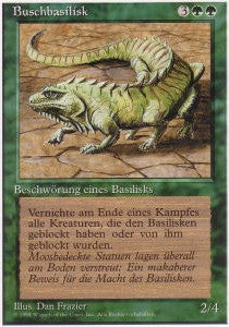 Basilisco dei Boschi - Foreign White Bordered (Uncommon)