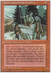 Goblin Predatori di Mons - Foreign White Bordered (Common)