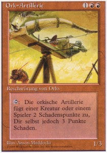 Artiglieria Orchesca - Foreign White Bordered (Uncommon)