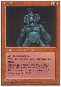 Troll di Uthden - Foreign White Bordered (Uncommon)