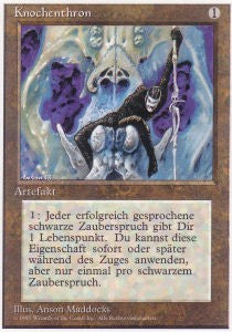 Trono d'Ossa - Foreign White Bordered (Uncommon)