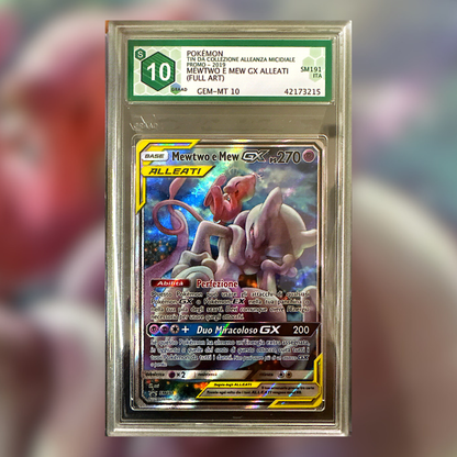 Mewtwo e Mew GX SM191  (GRAAD 10)