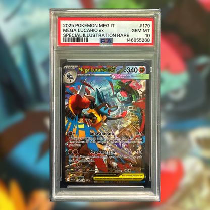 Mega Lucario EX MEG-179 (PSA 10)