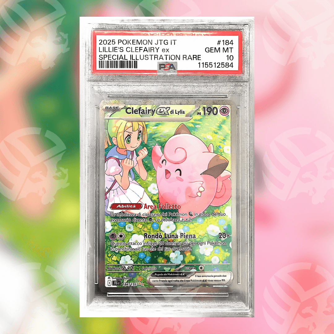 Clefairy Ex di Lylia JTG-184 (PSA 10)