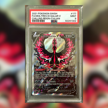 Moltres di Galar V CRE-177 (PSA 9)