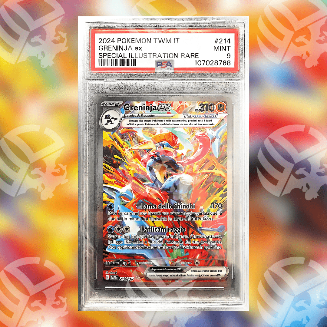 Greninja Ex TWM-214 (PSA 9)