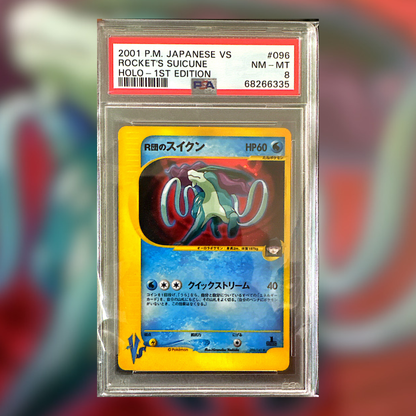 Rocket's Suicune VS-096 1 Edizione (PSA 8)