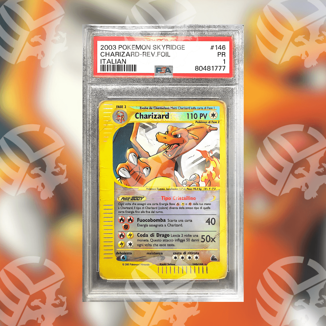 Charizard Cristallino SK-146 (PSA 1)