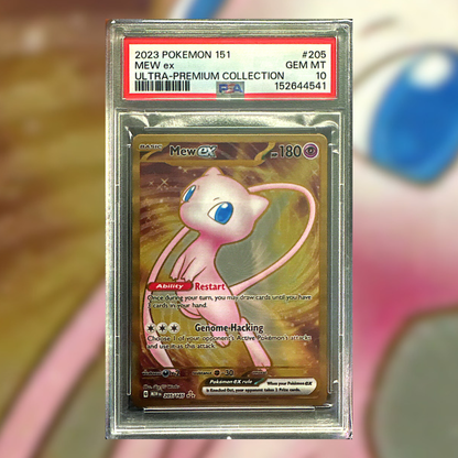 Mew EX MEW-205 METAL CARD (PSA 10)