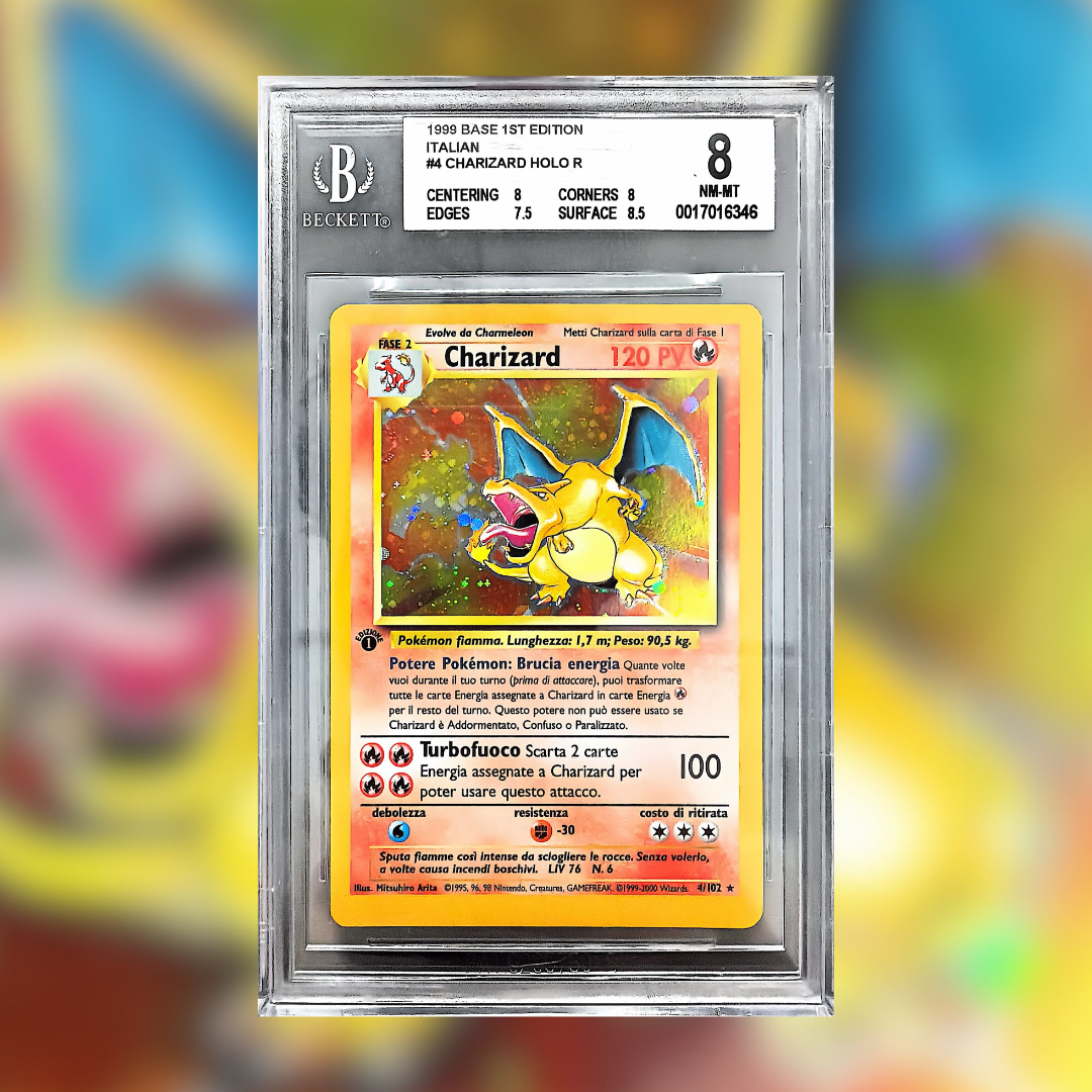 Charizard 1 Edizione Set Base (BGS 8)
