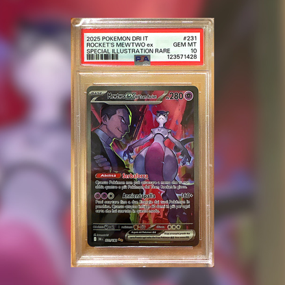 Mewtwo EX del Team Rocket DRI-231 (PSA 10)