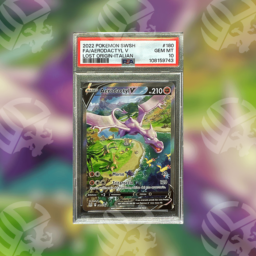 Aerodactyl V LOR-180 (PSA 10)
