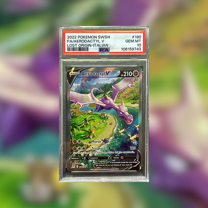 Aerodactyl V LOR-180 (PSA 10)