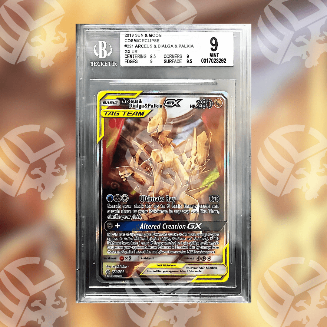 Arceus, Dialga, Palkia GX CEC-221 (BGS 9)