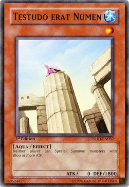 Testudo erat Numen - The Shining Darkness (Common) [TSHD-032]