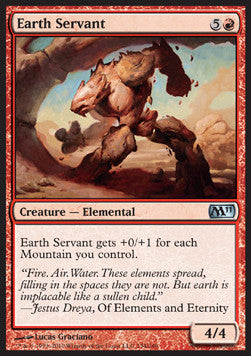 Servitore di Terra - Magic 2011 (Uncommon) [M11-134]