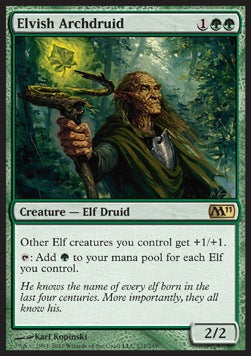 Arcidruido Elfico - Magic 2011 (Rare) [M11-171]