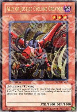 Ciclone Creatore Alleato della Giustizia - Duelist Revolution (Secret Rare) [DREV-092]