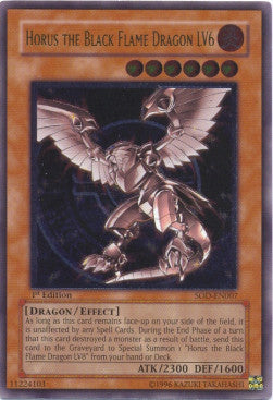 Horus il Drago della Fiamma Oscura LV6 - Soul of the Duelist (Ultimate Rare) [SOD-007]