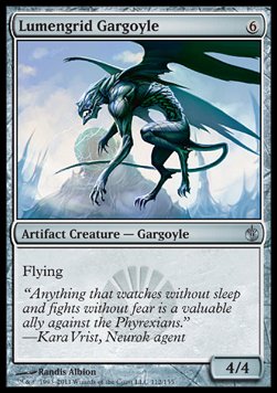 Gargoyle del Lumengrid - Mirrodin Assediato (Uncommon) [MBS-112]