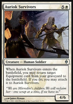 Sopravvissuti Auriok - Nuova Phyrexia (Uncommon) [NPH-3]