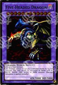 Drago a Cinque Teste - Gold Series 4: Pyramids Edition (Gold Rare) [GLD4-031]